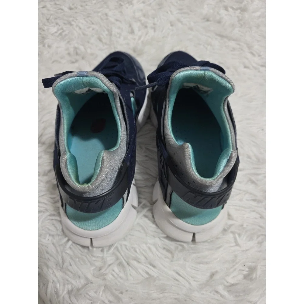 Nike Air Huarache Blue Force Diffused Blue Teal‎ Men size 8 Basketball Gym Work